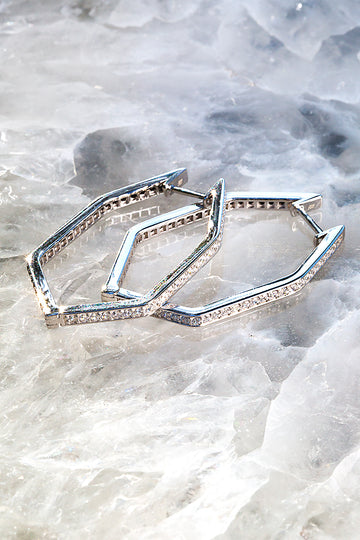 black and white two sided hoop